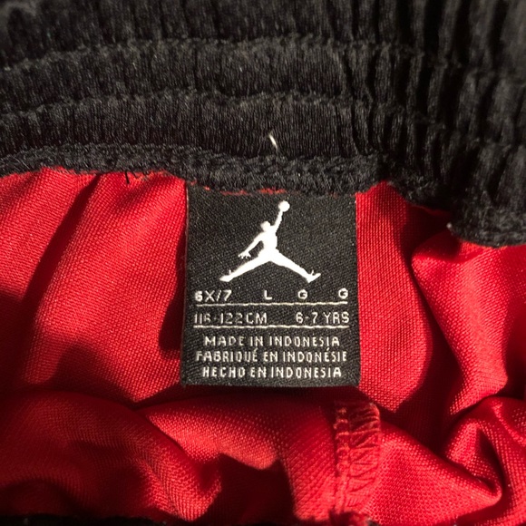 Red and Black Jordan Shorts - Picture 3 of 4